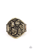 Hibiscus Harbor - Brass