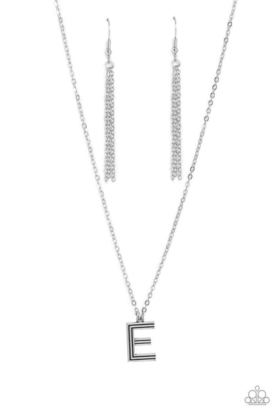 Leave Your Initials "E" - Silver