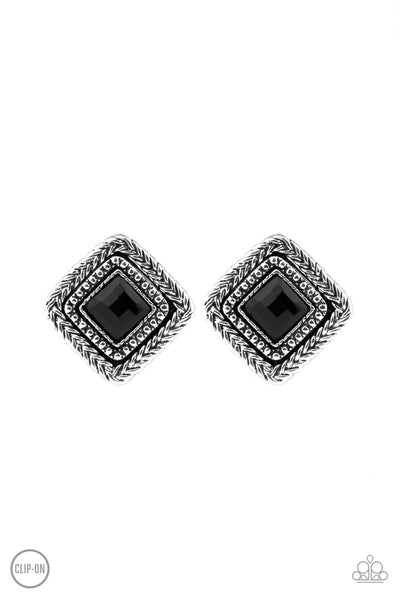 Fashion Square - Black (Clip-On)